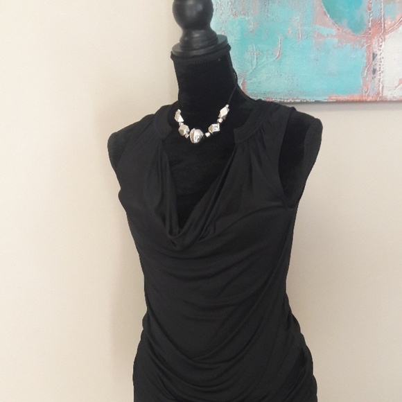 Shesaid.../Sleeveless/ Draped/ Neck /Top - Picture 4 of 8